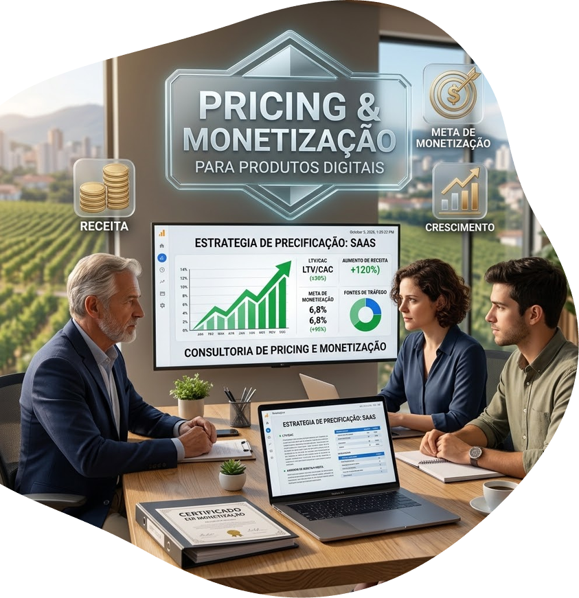 Consultoria de pricing e monetização